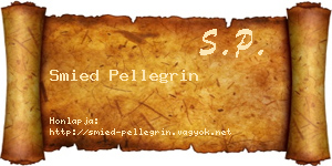 Smied Pellegrin névjegykártya